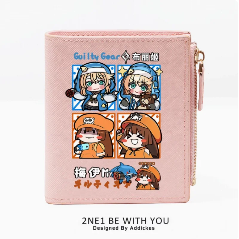 Модный кошелек из искусственной кожи с аниме Bridget Guilty Gear для карт монет денег на