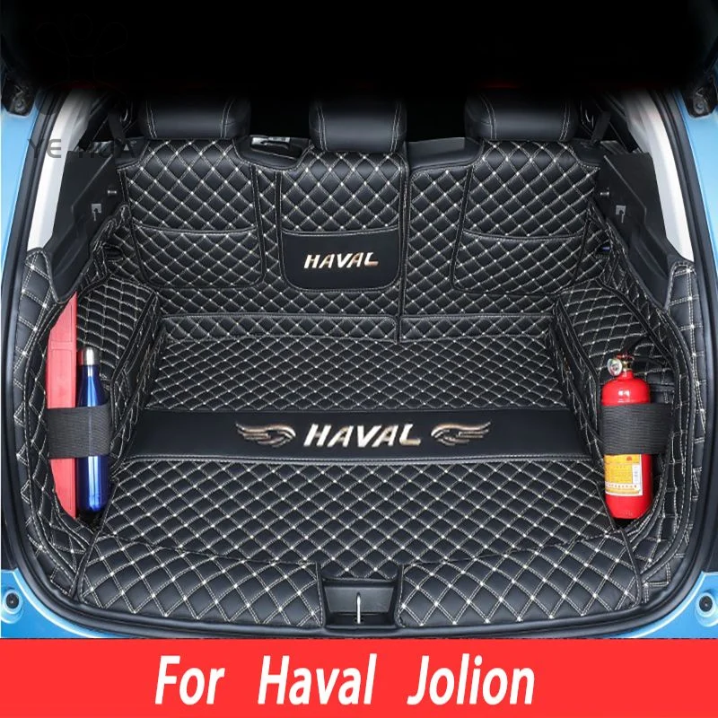 

Custom Trunk Mats For Haval Jolion 2023 2022 2021 Leather Durable Cargo Liner Boot Carpets Accessories Interior Cover