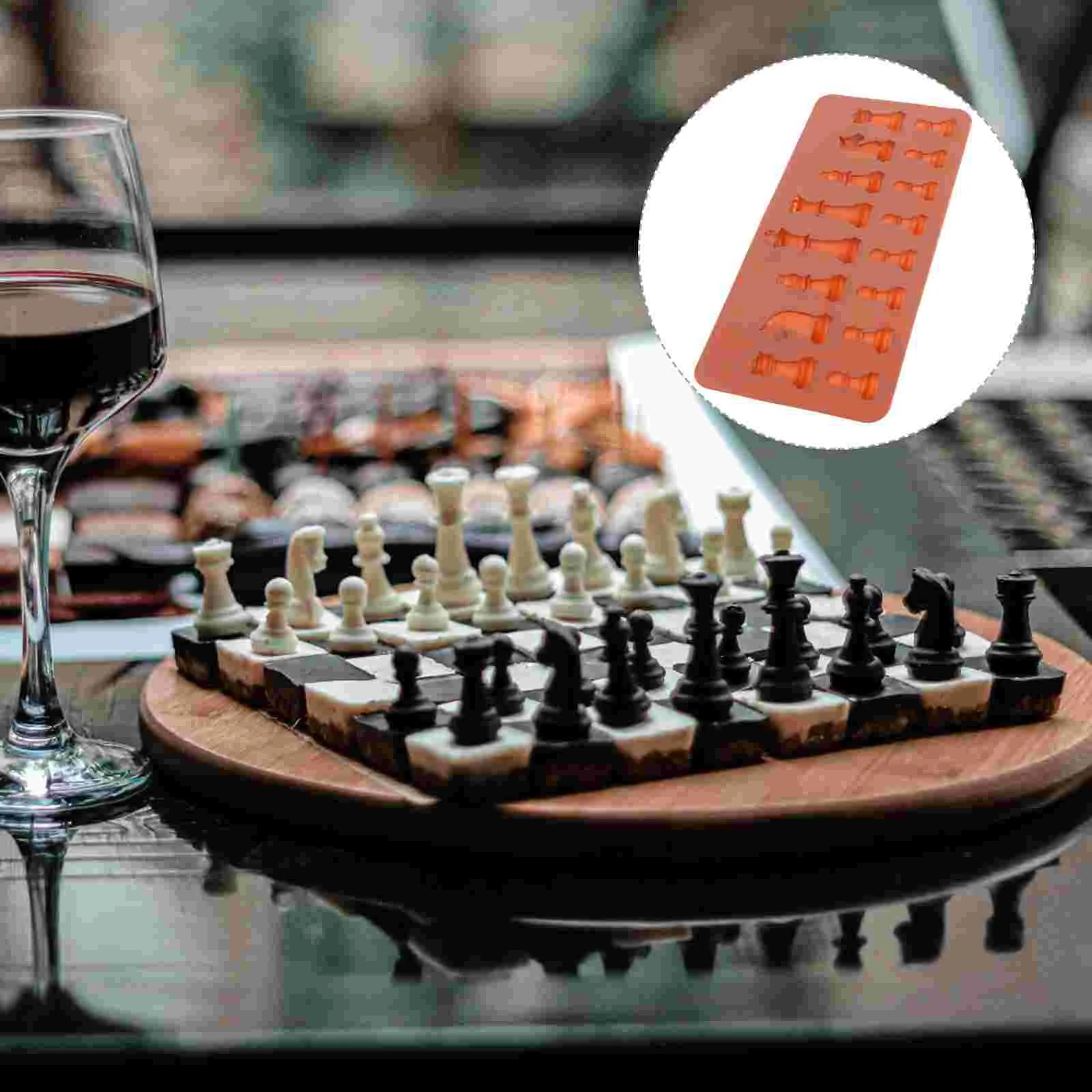 16-решеточные формы для кексов шахматные шоколада шайба конфет силиконовый кубик