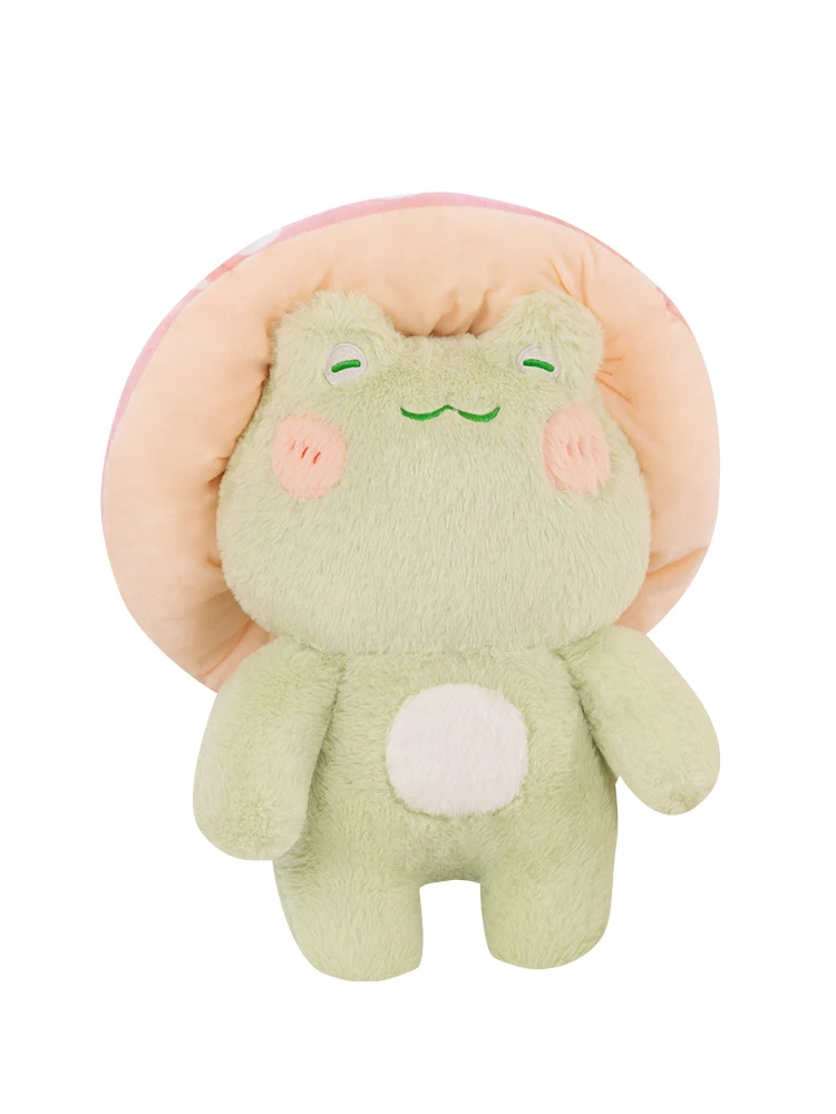 

Creative Mushroom Frog Plush Toy Cute Lonely Frogs Stuffed Animal Toy Lovely Healing Doll Kawaii Soft Pillow for Girls Kids Gift