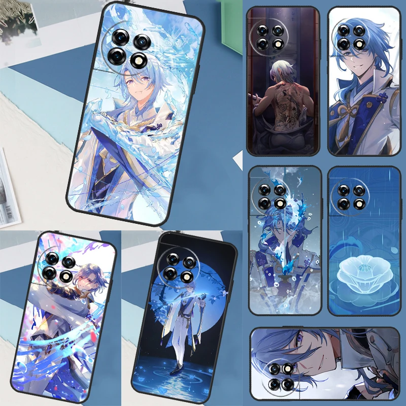Kamisato Ayato Genshin Impact для OnePlus Nord 2 2T CE 3 Lite N10 N20 N100 Ace 8 Pro 9 10 8T 9R 10T 10R 11 чехол