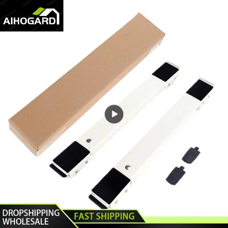 

24 Wheel Movable Washing Machine Stand Adjustable Refrigerator Base Mobile Roller Bracket Universal Washing Machine Dryer Holder