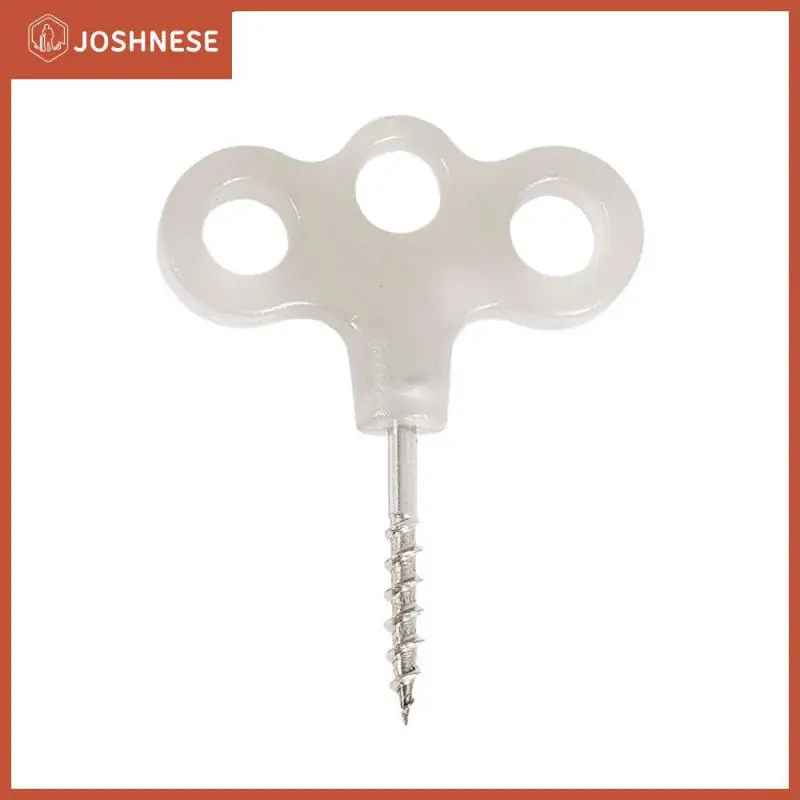 

Three-eye Screw Headstainless Steel Safe Threaded Floor Nail Convenient Not Easy Rust Three Holes Wind Rope Nail Canopy Fixed