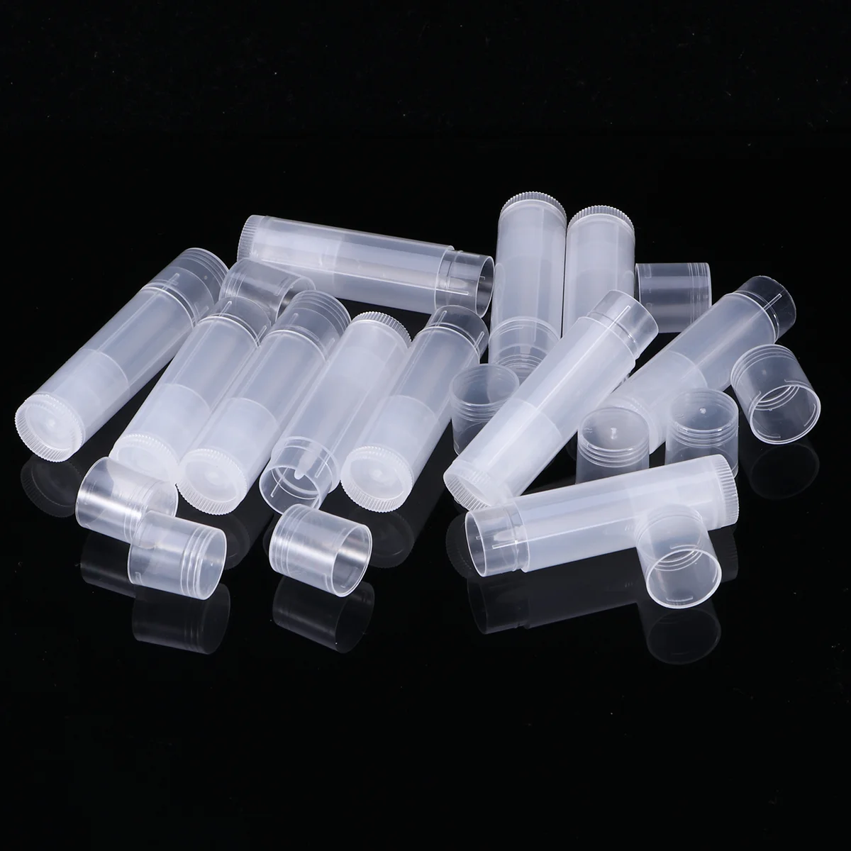 

Lip Balm Tubes Empty Containers Tube Gloss Lipstick Chapstick Container Caps Clear Bulk Bottles Mini Refillable Bottle Business