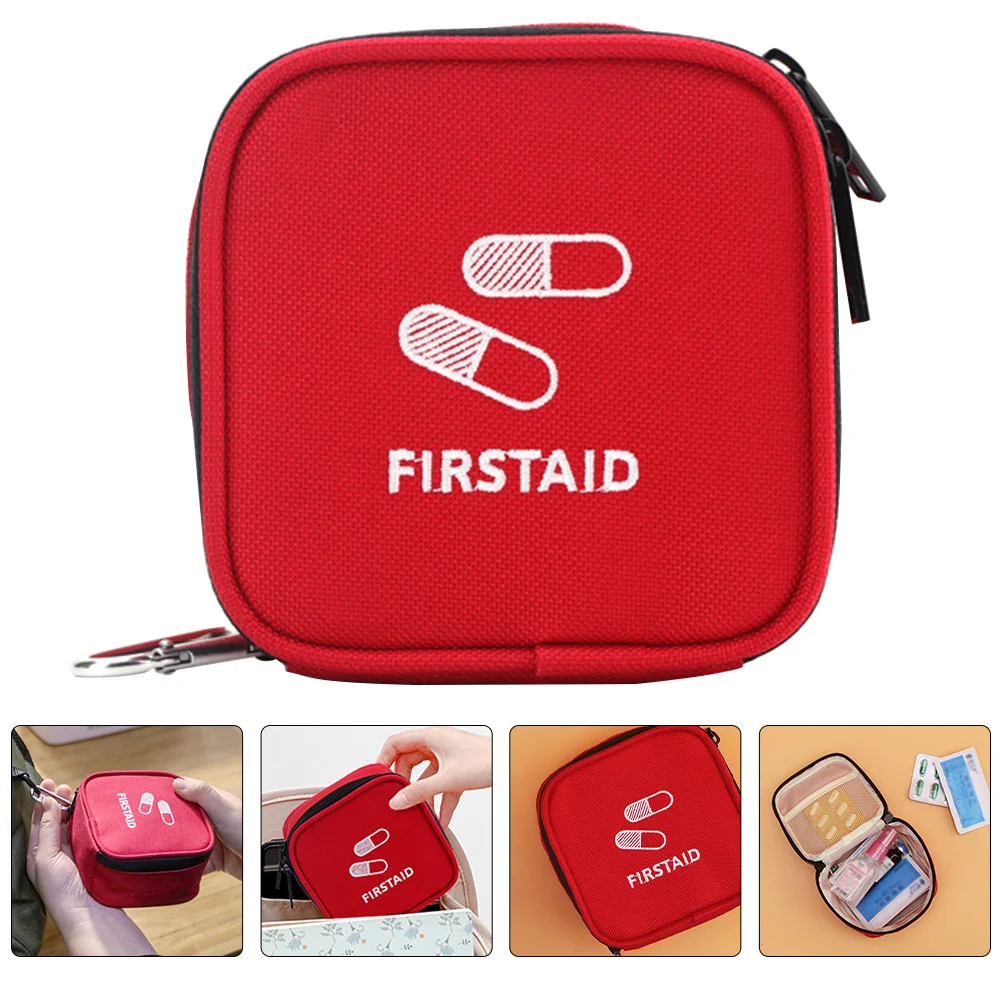 

First Aid Kit Household Medical Bag Hiking Camping Pouch Travel Box Outdoor Oxford Cloth Portable Storage Child