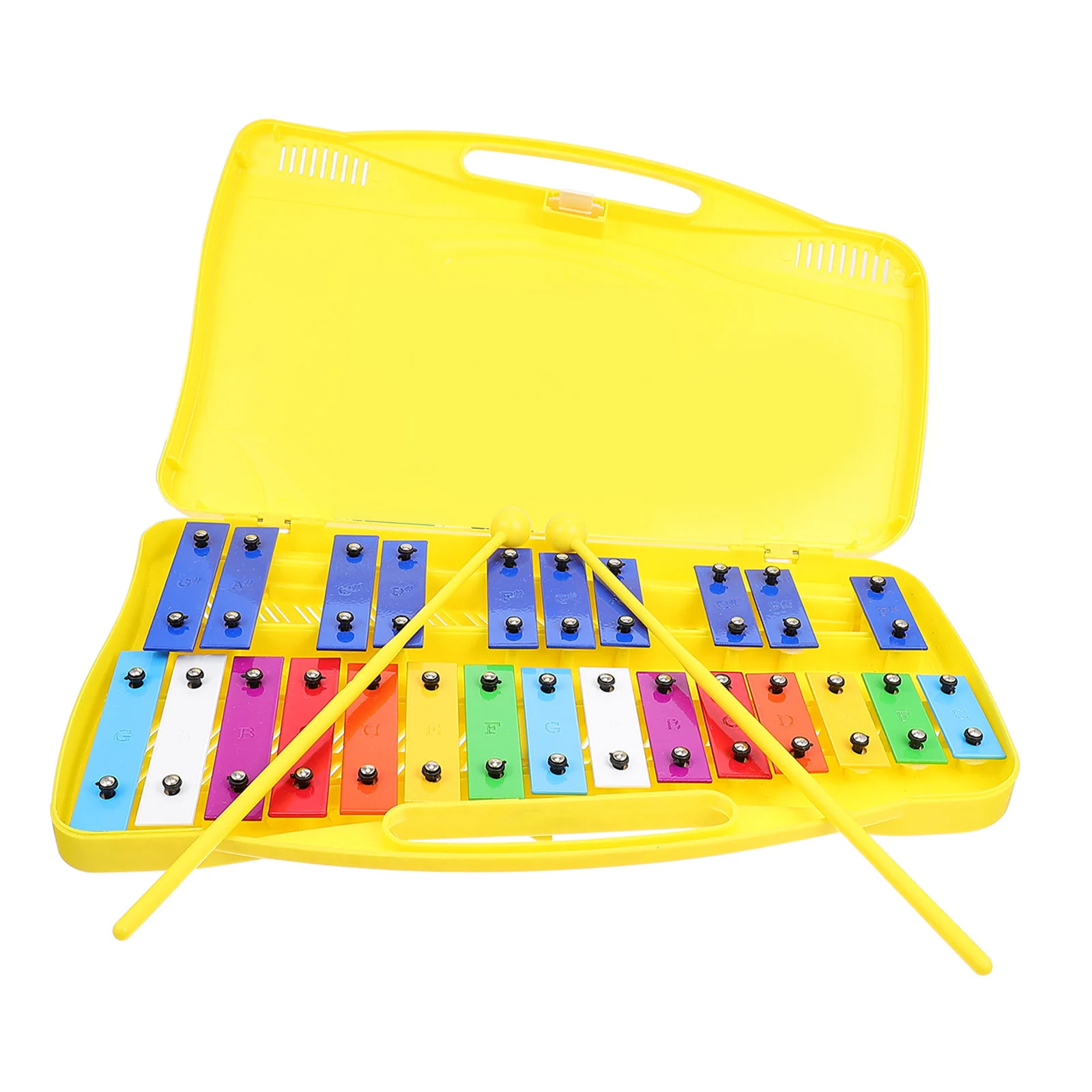 

25-тональное фортепиано, музыкальная игрушка для детей, детские игрушки, ударные инструменты для нот, деревянная железная пластина