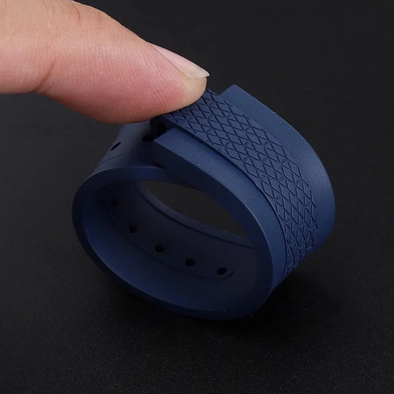 Резиновый браслет для Longines Kangkas Yuedong новый фторкаучуковый ремешок часов L3.830/835