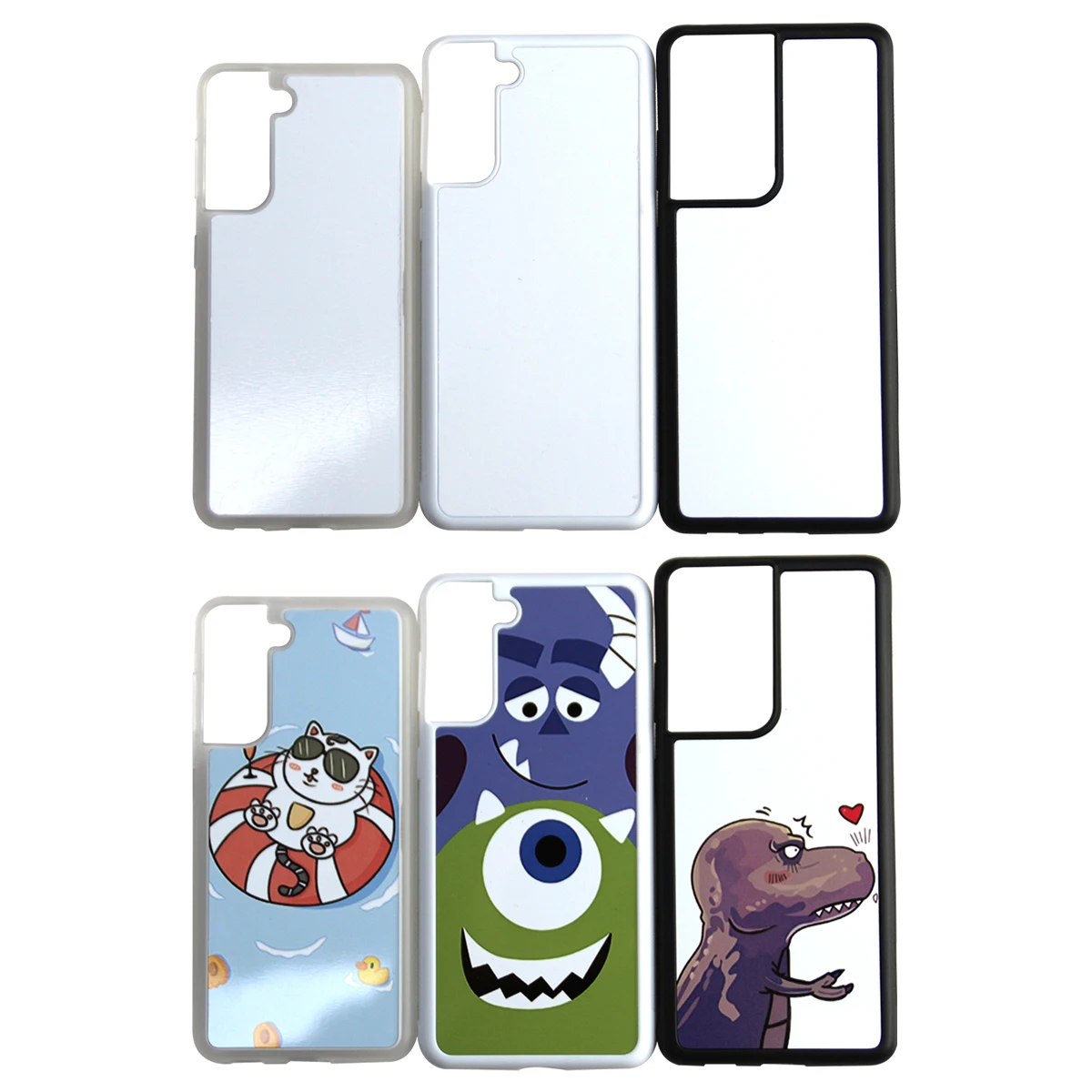 

2D TPU+PC rubber Blank Sublimation Mobile Phone case For Samsung A60 A70 A71 A72 A82 A91 S10 LITE M01 M10 M11 M20 M30 M31 M51