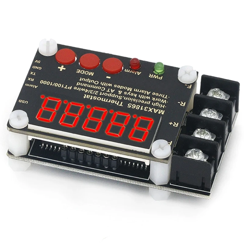 

Hot TTKK MAX31865 Thermostat High Precision Isolated Temperature Collector Module PT100 Port Output Computer Software