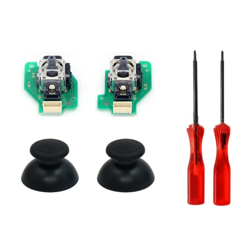

Right Left Analog 3D Joystick Thumb Repair Module Part Replace for WiiU