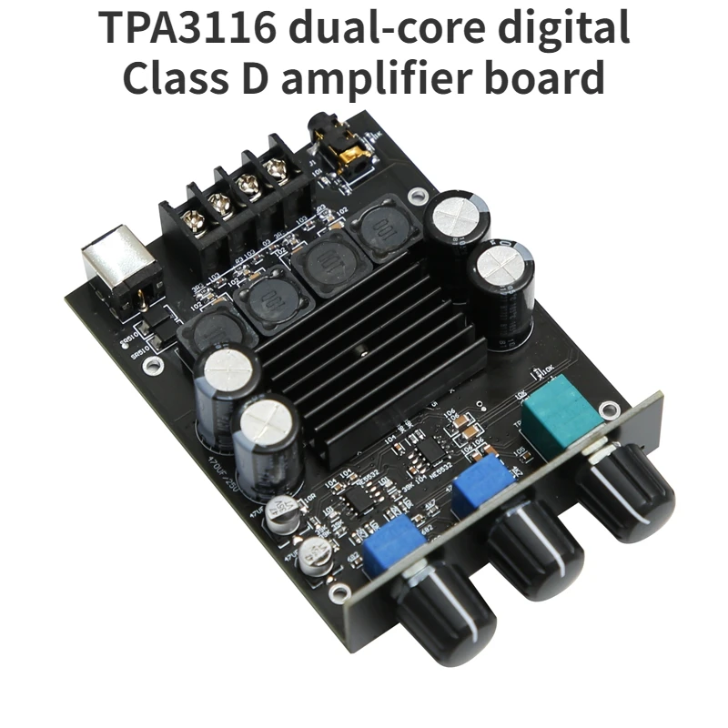 

YJ-100B TPA3116 двухъядерная плата цифрового усилителя класса D 2*100 Вт двухъядерная стерео Плата усилителя класса D