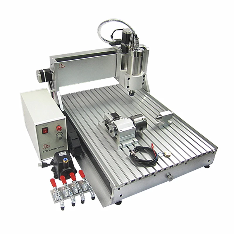 

Мини-фрезерный станок с ЧПУ 6040, 1500 Вт, шпиндель с ЧПУ для резьбы по металлу, гравировка с концевым выключателем для сверления камня и алюмини...