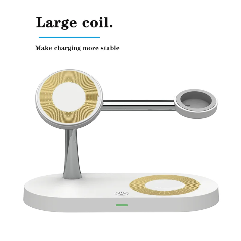 newest t268c macsafe wireless charger for iphone 13 11 12 x 8 samsung apple watch charging station for airpods pro iwatch 7 1 free global shipping