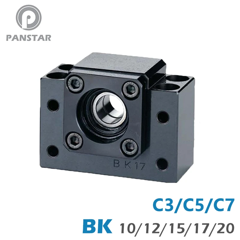 

PANSTAR BK C7 C5 C3 Support Unit BKBF Professional BK10 BK12 BK15 BK17 BK20 Fixed-side TBI HIWIN Ballscrew Premium CNC Parts