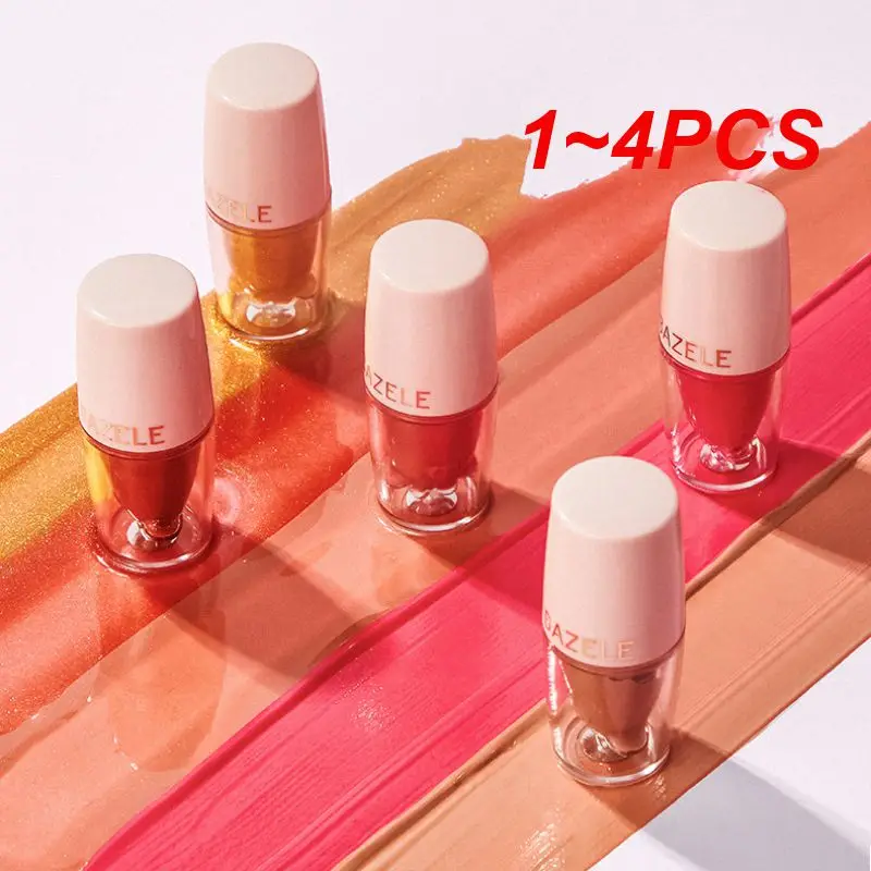 

1 ~ 4 шт. помада, яркая Роскошная долговечная помада Pudaier Bazele, незаменимая Взрывная зеркальная не липкая инновационная