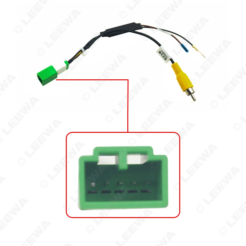 LEEWA 1 шт. автомобильная парковка задняя камера видеоразъем конвертер