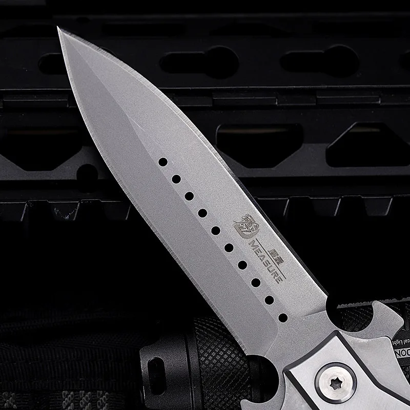 Складной нож многофункциональный резец для выживания на открытом воздухе D2