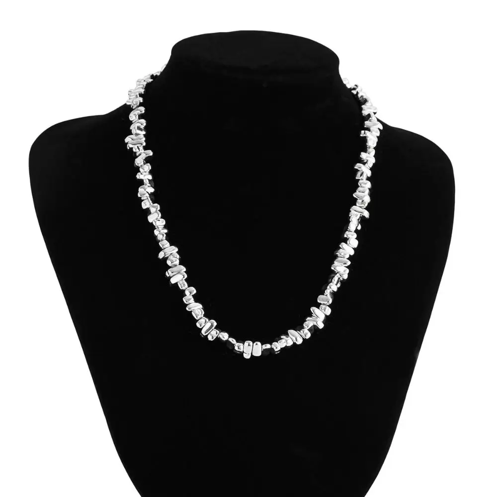 Ожерелье с бусинами Alien Трендовое дизайнерское необычное колье из CCB-пластика