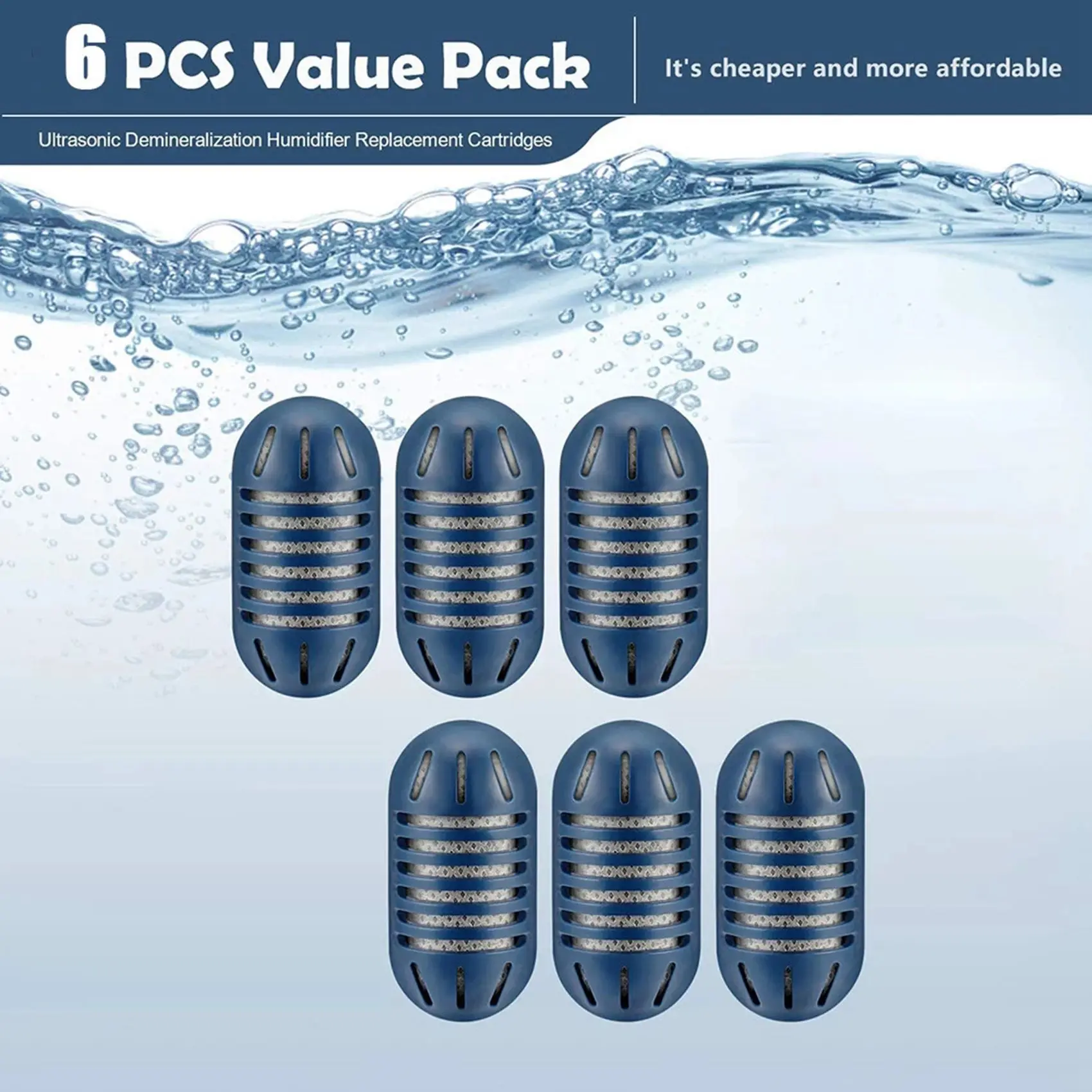 Картридж для деминерализации увлажнителя HoMedics UHE - CM65 WM70 HDC4 CM45B CM25 WM16 OW14 WM85 Vicks LEVOIT