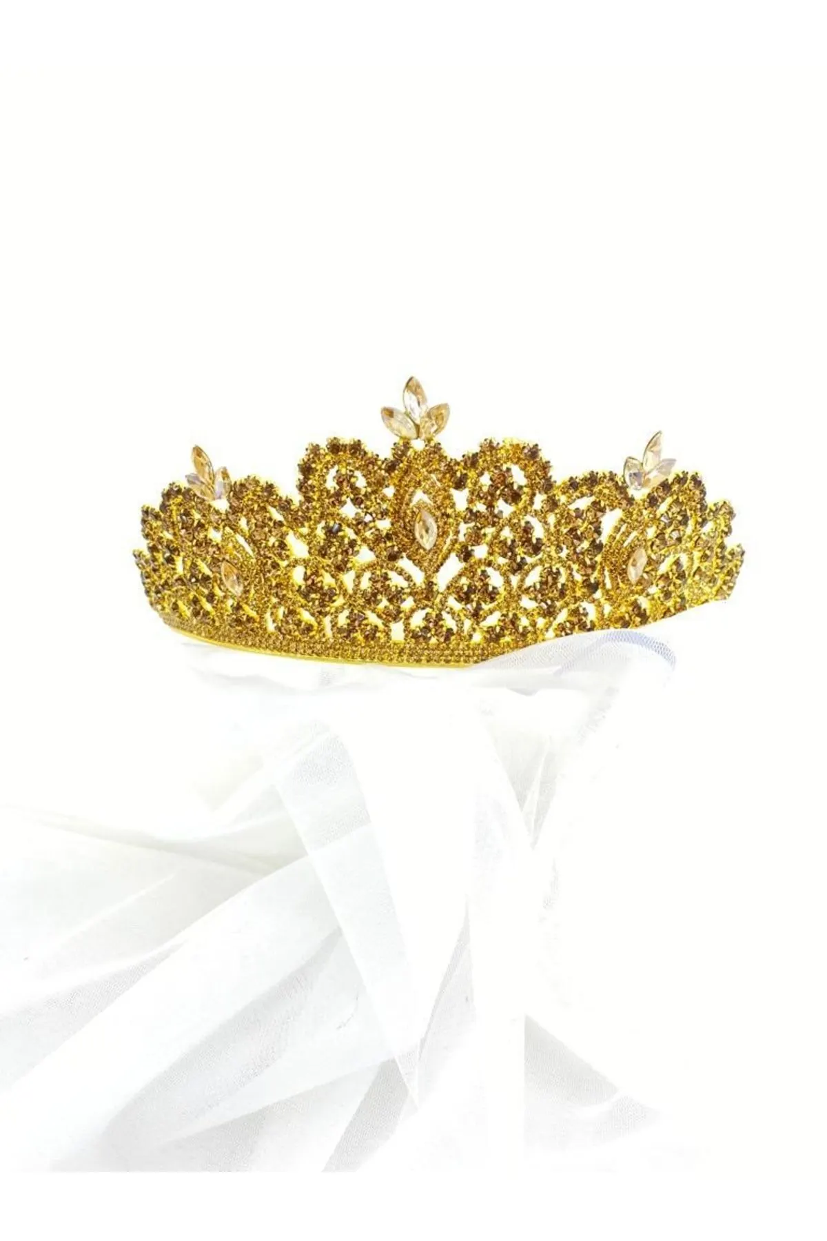 

Bridal Accessories Yellow Bridal Crown Wedding Handmade For Bride And Bridesmaids