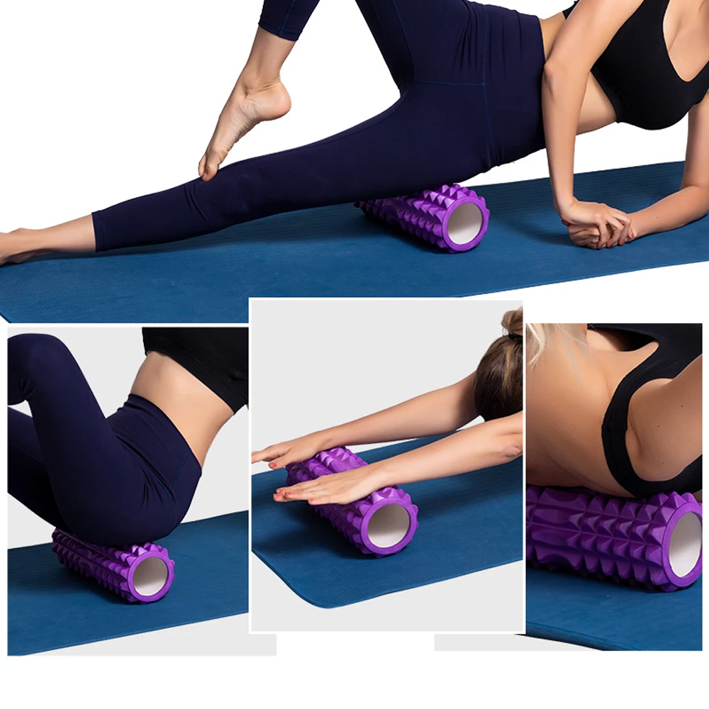 

26cm/30cm/45cm Yoga Column Gym Fitness Pilates Foam Roller Exercise Back Massage Roller Yoga Brick Home Fitness Equipment