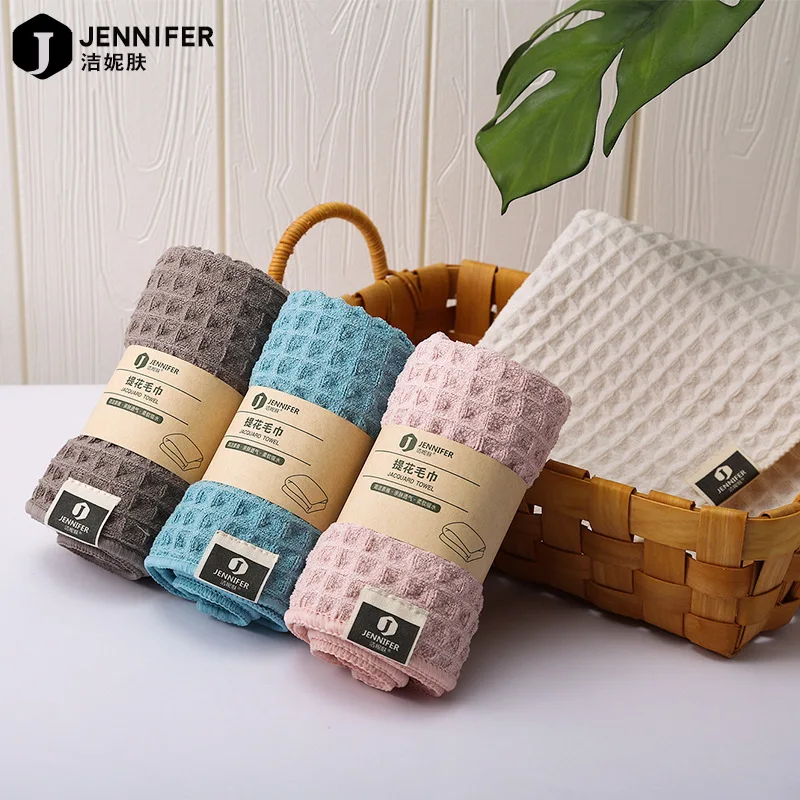 

Adult Children High Quality Waffle Towel Soft Highly Absorbent Home Bathroom Washcloth