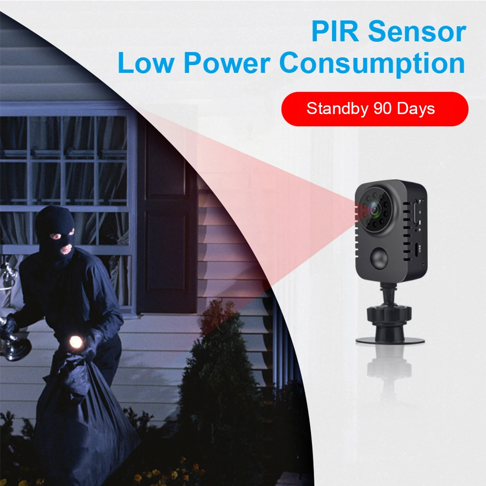 HD Mini Body Webcam Wireless 1080P Security Pocket Cameras Motion Activated Surveillance Camera For Cars Standby Video Recorder |