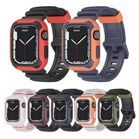 caseband for apple watch series 7 6 5 4 3 2 1 se sport protective strap for iwatch 45mm 41mm 44mm 40mm 42mm smartwatch bracelet