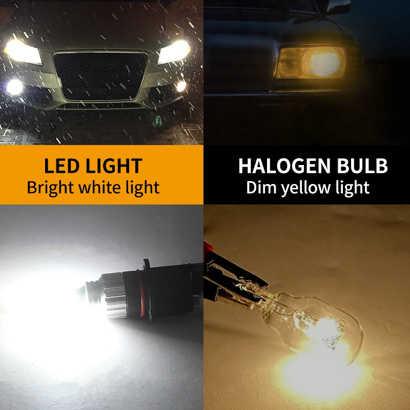 Фото 2 шт. P13W 12277 PSX26W 360 °   Автомобильные светодиодные лампы для фар H16(EU) 5202 PS19W PS24W PSX24W 12V 6500K, габаритные огни, дневной свет №5