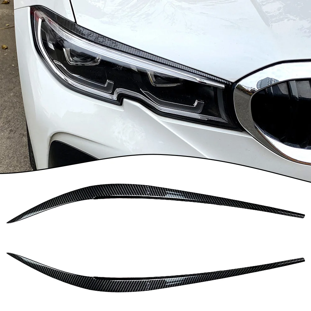 Для BMW 3 серии G20 2019-2022 330i M340i пара из настоящего углеродного волокна крышка для