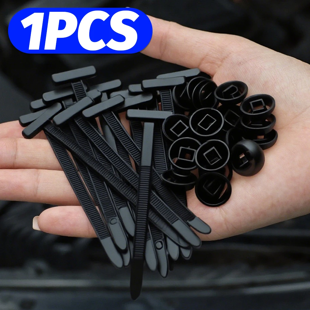 

Сверхмощные нейлоновые кабельные стяжки, пряжка, универсальная самоблокирующаяся застежка для ремонта автомобиля, багажник, крыло, защита двигателя, фиксатор панели