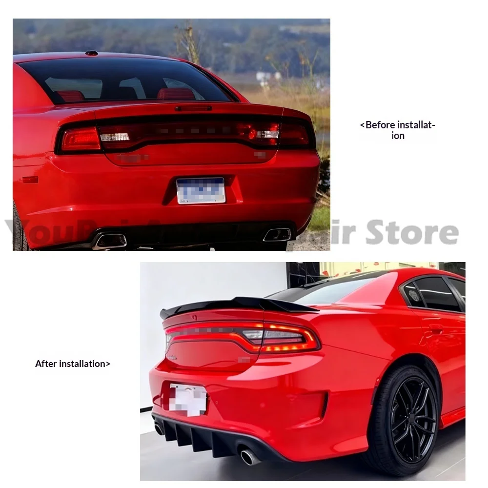 Фото Подходит для Dodge Charger SRT 2015 года, эксклюзивный фиксированный спойлер Blade. №4