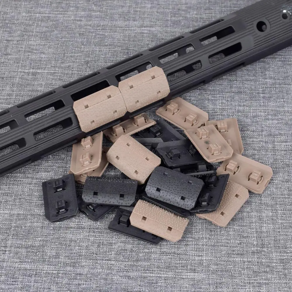 

Тактический полимерный рельсовый чехол M-Lok 12 шт. для винтовки страйкбола с системой M-Lok для охоты защитные аксессуары для рук