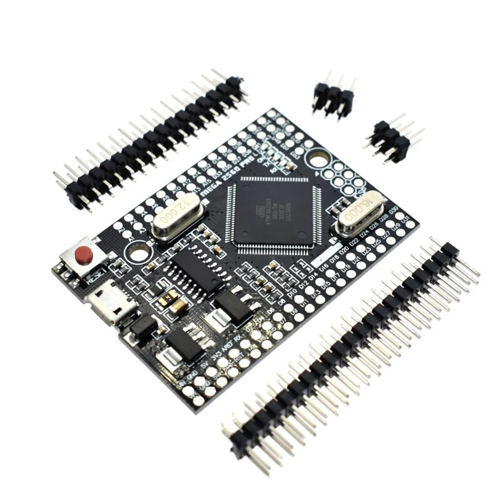 Плата для разработки Mega 2560 PRO MINI 5V (Встроенная) модель CH340G ATmega2560-16AU с штыревыми