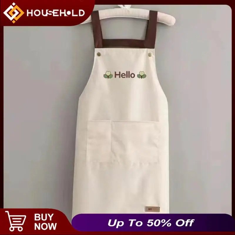 

1pcs Waterproof Womens Summer Apron Pvc Apron Oil-proof Kitchen Clothes Household Cleaning Accessories Average Size Dining Waist