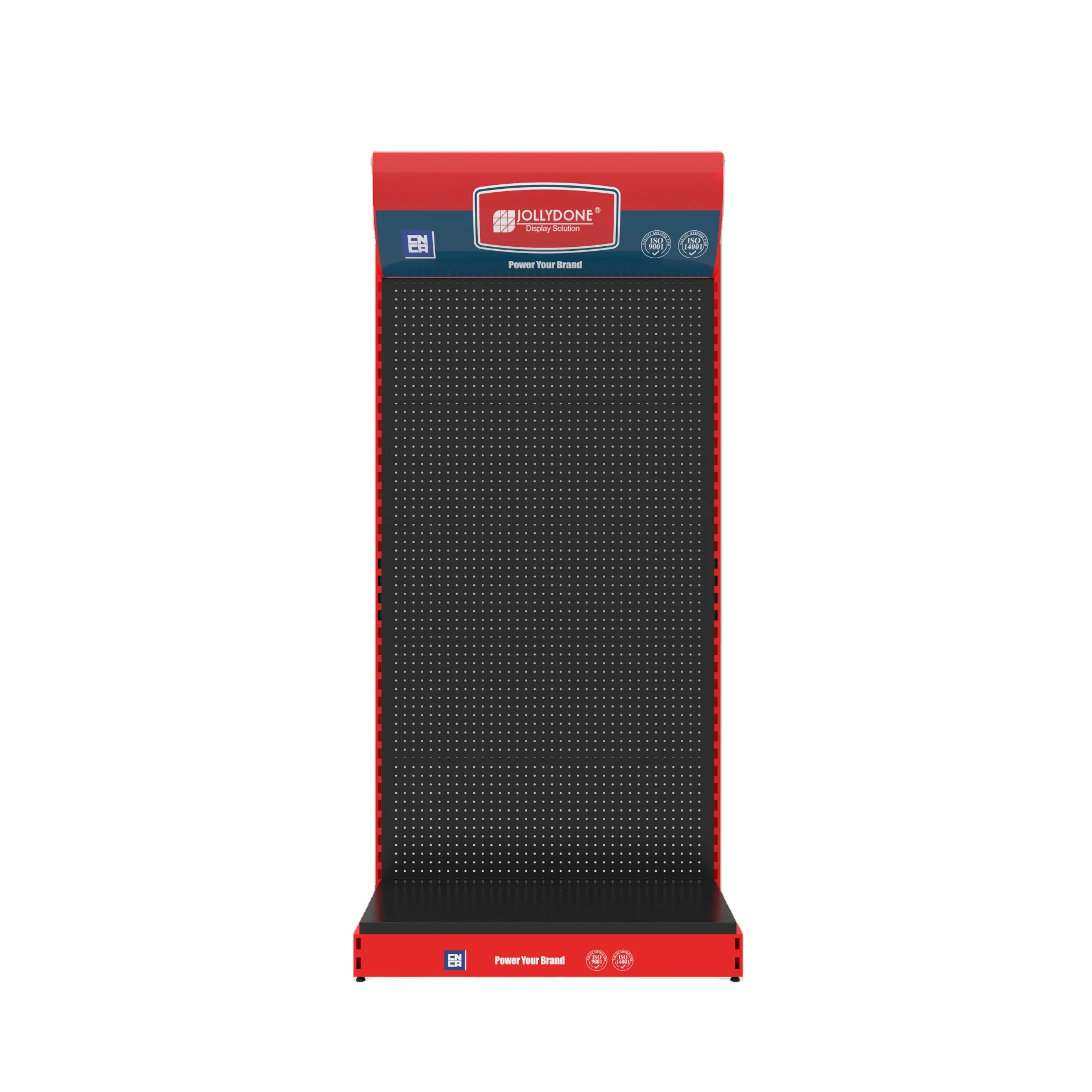 

LED Lighting Metal Tool Display Rack With Basket For Retails Store Accessories Pegboard Display Stand Tools