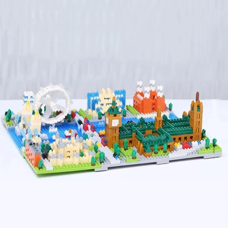 Набор Миниатюрных Строительных Блоков сделай Сам - Нью-Йорк Лондон Титаник RMS