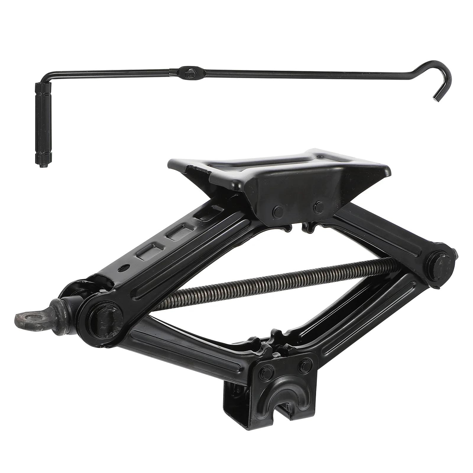 

1 комплект, 1 5-тонный Черный Автомобильный ножничный домкрат с рукояткой, инструменты для обслуживания автомобилей (16 5x10см)