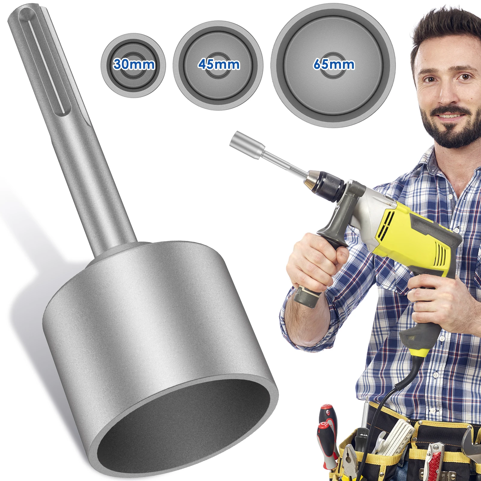 1 шт. адаптер для электродрели 30/45/65 мм