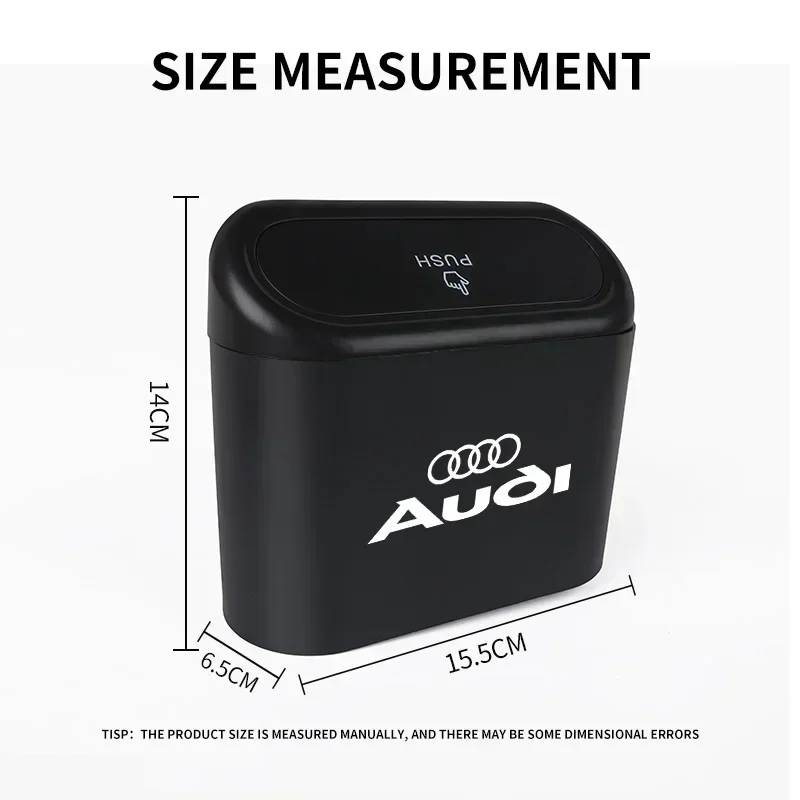 Автомобильный мусорный бак ящик для хранения мусора Audi Sline A3 b5 b6 b7 b8 c5 c6 A4 A5 A6 A7 A8 S3 S4