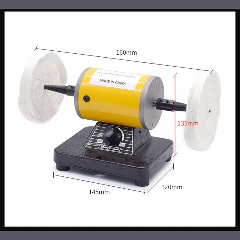 Стоматологический настольный полировщик токарный станок тихий мотор
