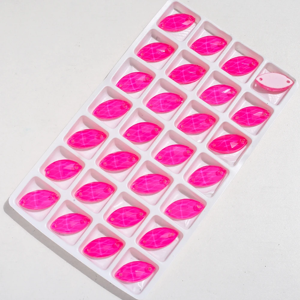 Неоновый флуоресцентный лошадиный глаз для шитья