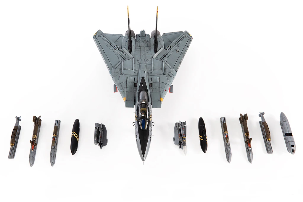 1/72 JC W USA F-14B VF-103 Jolly Rogers USS John F. Коллекционная модель готового продукта Kennedy 2003