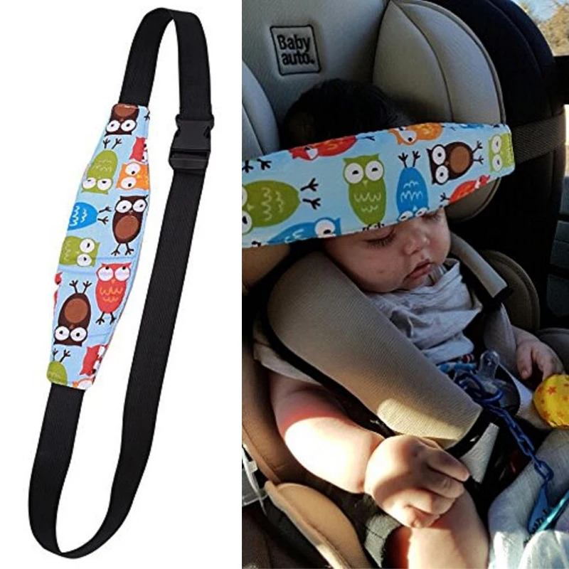 

Baby Pillows Protective Travel Car Seat Head Neck Support Pillow Adjustable Belt Fastening Toddler Sleep Saftey Headrest Cushion