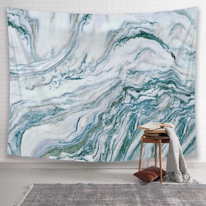 

Modern Creative Marble Texture Tapestry Hippie Boho Wall Hanging Large Size Aesthetic Tapestry Bedroom Living Room Decor Poster