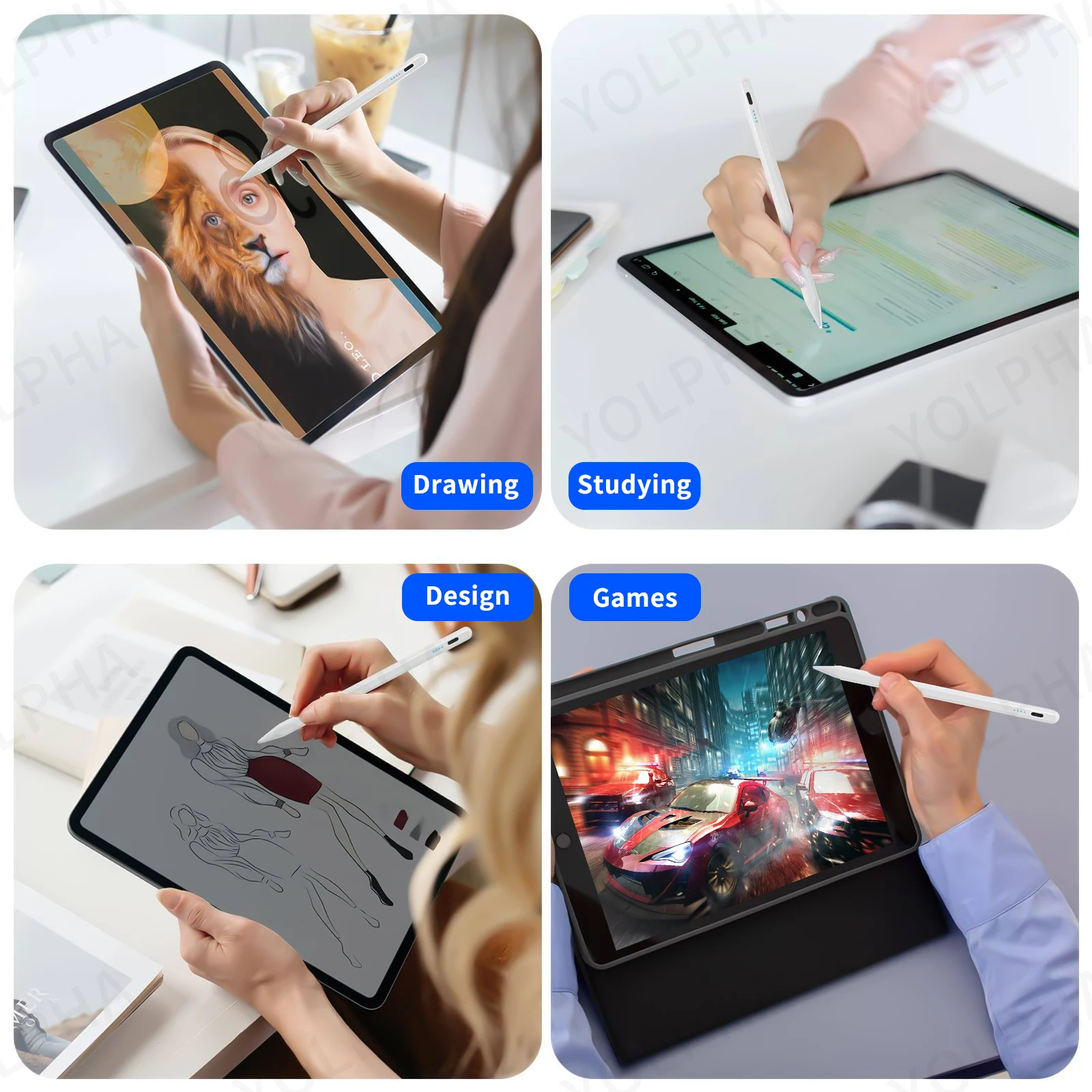 Стилус с сенсорным экраном для планшетов Android емкостный умный Huawei MatePad Matebook Samsung