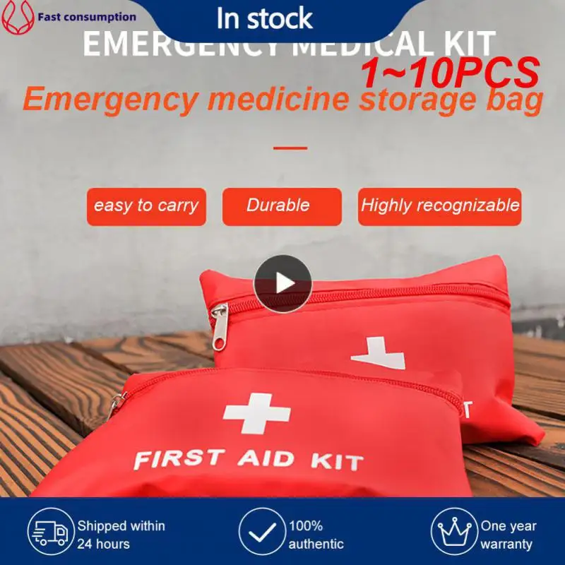 

1~10PCS Items/Set Person Portable Outdoor Waterproof First Aid Kit For Family Or Travel Emergency Treatment