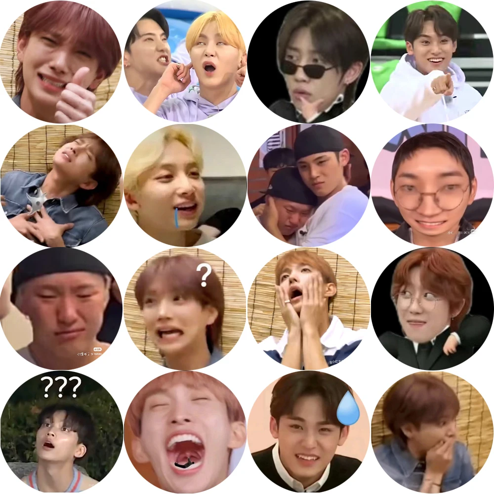 Броши 58 мм в стиле K-POP, 17 юшуа, хоши, динозавр