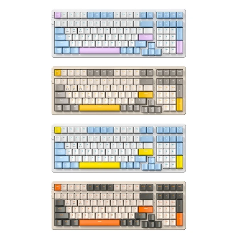 

K96 Wireless Gaming Mechanical Keyboard - Hotswap Satellite , Full Size PBT Keycaps, 2.4G+BT5.0 Dual-Mode