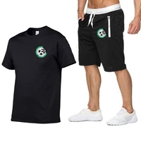 2022 mens maccabi haifa print short sleeve summer hip hop harajuku t shirt high quality cotton t shirts shorts suits sportswear